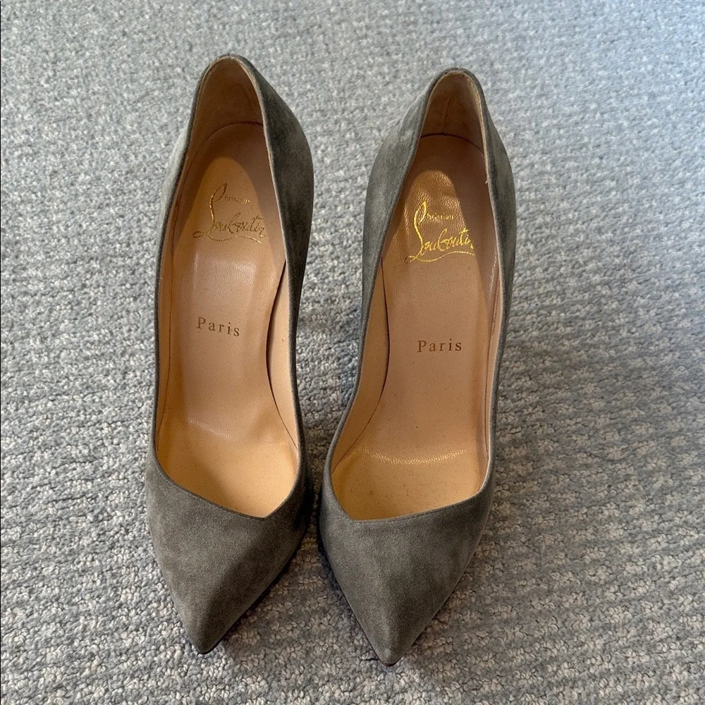 Christian Louboutin Olive Heels - Picture 3 of 4
